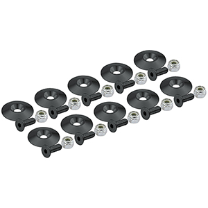 Countersunk Bolt Kit 1/4" x 1" Black