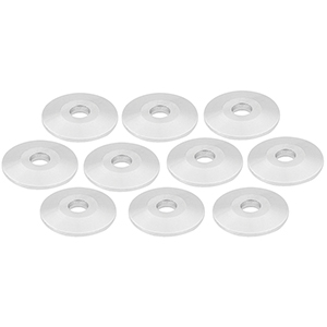 Aluminum Backer Washers 1/4" Clear