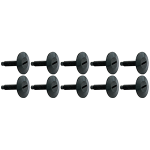 Allstar Performance Flush Mount Bolts 1" Black Anodized Aluminum