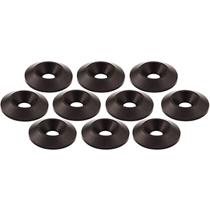 Countersunk Washers 1/4" x 1-1/4", Black