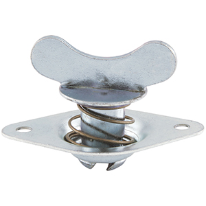 Steel Wing Head S/E Fasteners 7/16" x .650" Long Silver