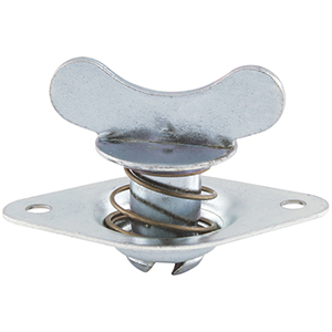 Steel Wing Head S/E Fasteners 7/16" x .650" Long Silver