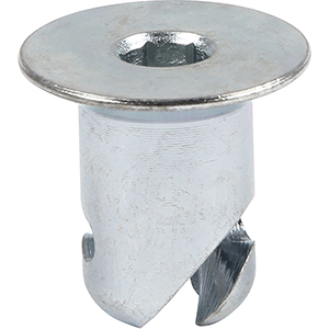 Steel Flush Allen Hd Fasteners 7/16" x .500" Long Silver