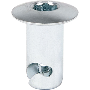 Steel Oval Allen Hd Fasteners 5/16" x .500" Long Steel Silver