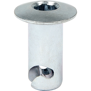 Steel Oval Allen Hd Fasteners 5/16" x .550" Long Steel Silver