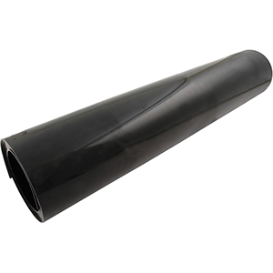 Rolled Plastic .070" x 24" x 50' Black