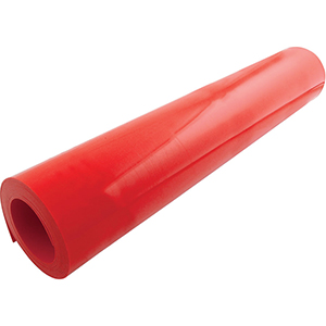 Rolled Plastic .070" x 24" x 25' Red