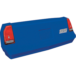 Monte Carlo SS Rear Bumper Cover Chevron Blue