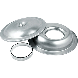 Aluminum 14" Air Cleaner Kit with No Element Plain