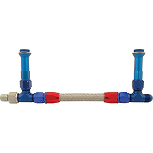 Fuel Line Kit 8AN Holley 4150 Red/Blue