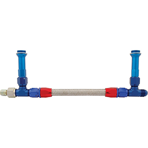 Fuel Line Kit 8AN Holley 4500 Red/Blue