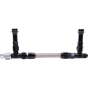 Fuel Line Kit 8AN Holley 4150 Willys / KB Black