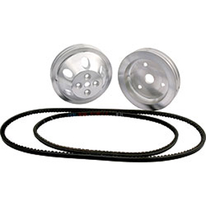SBC 1:1 Pulley Kit w/Head Mount P/S Pump
