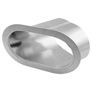 Exhaust Flange Oval Dual Angle Exit