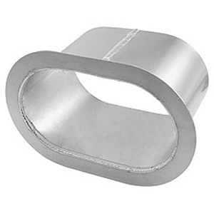 Exhaust Flange Oval Dual Straight Exit