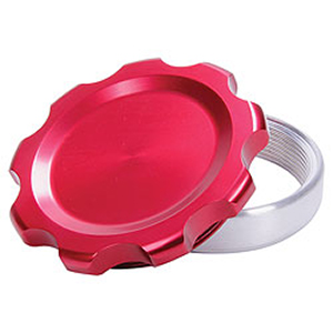 Large Fill Plug Kit w/Aluminum Weld-In Bung Red