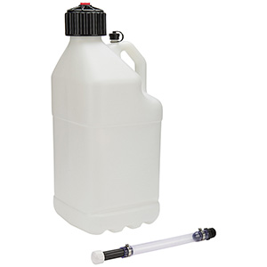 Utility Jug w/Filler Hose 5 Gallon Clear