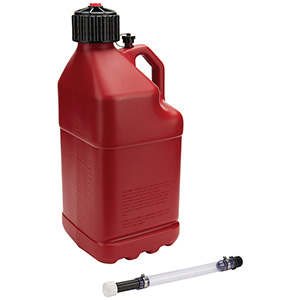 Utility Jug w/Filler Hose 5 Gallon Red