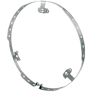 Wheel Cover Mounting Ring Aluminum Flat Style