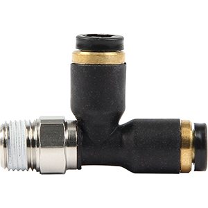 Push Lock Line T-Fitting with 1/8" NPT Male