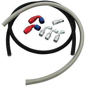 Power Steering Hose Kit For Stock Type Gear Box Front Mount