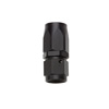 Hose End Reusable Black Aluminum Straight -10