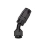 Hose End Reusable Black Aluminum 30 Deg Elbow -10
