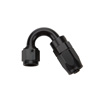 Hose End Reusable Black Aluminum 150 Deg Elbow -10