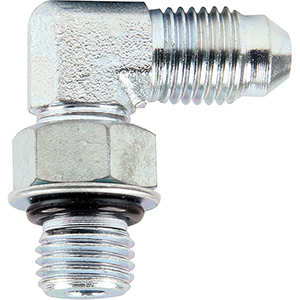 Adapter Fitting 4AN to 7/16"-20 90 Degree