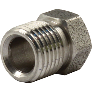 Inverted Flare Nut 7/16"-24 for 1/4" Line Stainless Steel