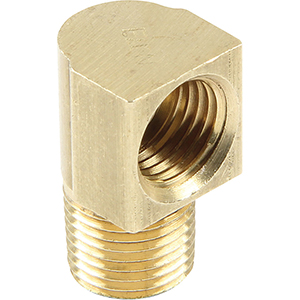 Inverted Flare Fitting 3/16" to 1/8" NPT Male 90 Degree