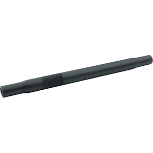 Steel Swedge Tube 5/8" Thread Black 6"