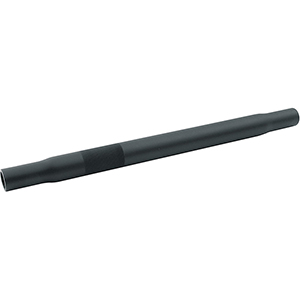 Steel Swedge Tube 5/8" Thread Black 8"