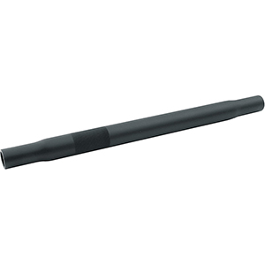 Steel Swedge Tube 5/8" Thread Black 10"