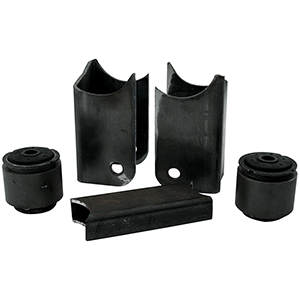 GM Metric Trailing Arm Bracket Kit Single Hole Lowered 1"