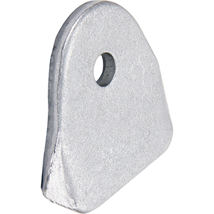 Body Brace Tab 1/8" with 1/4" Hole Round Tube Mount