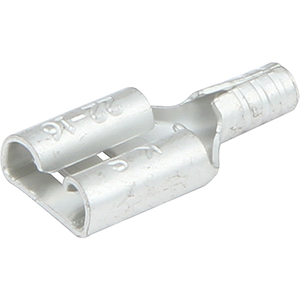 Non-Insulated Blade Terminal 22-18 Gauge Female 1/4"