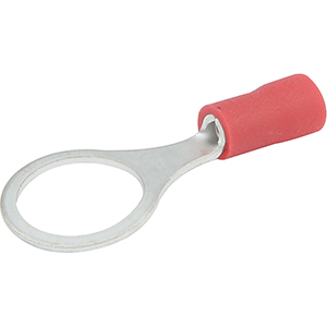 Vinyl Insulated Ring Terminal 22-18 Gauge 3/8" Hole