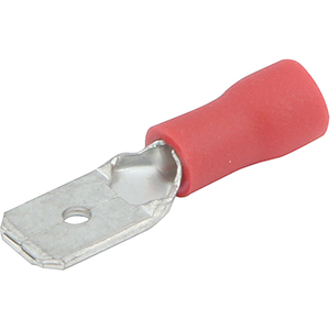 Vinyl Insulated Blade Terminal 22-18 Gauge Male 1/4"