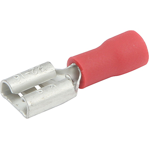 Vinyl Insulated Blade Terminal 22-18 Gauge Female 1/4"