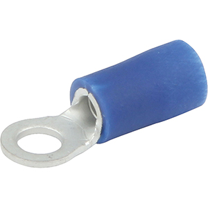 Vinyl Insulated Ring Terminal 16-14 Gauge #6 Hole