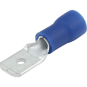 Vinyl Insulated Blade Terminal 16-14 Gauge Male 1/4"