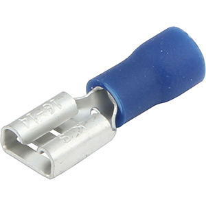 Vinyl Insulated Blade Terminal 16-14 Gauge Female 1/4"