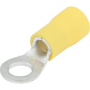 Vinyl Insulated Ring Terminal 12-10 Gauge #10 Hole