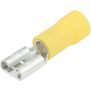 Vinyl Insulated Blade Terminal 12-10 Gauge Female 1/4"