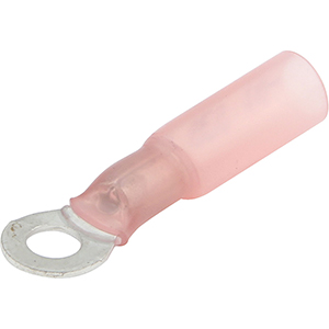 Heat Shrink Ring Terminal 22-18 Gauge #8 Hole