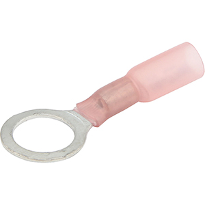 Heat Shrink Ring Terminal 22-18 Gauge 3/8" Hole