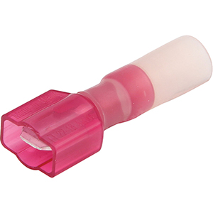 Heat Shrink Blade Terminal 22-18 Gauge Male 1/4"