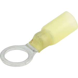 Heat Shrink Ring Terminal 12-10 Gauge 3/8" Hole
