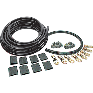Battery Cable Kit 2 Gauge 1 Battery Black Cables